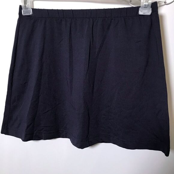 Lily’s of Beverly Hills navy elastic waist skirt Small. Lightweight - Picture 1 of 4